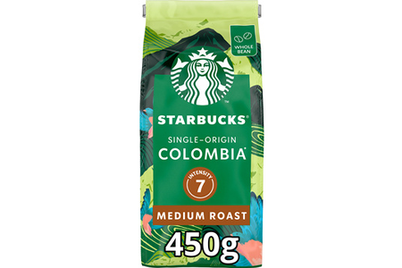 Café et thé Starbucks Grains Origin Colombia 450gr