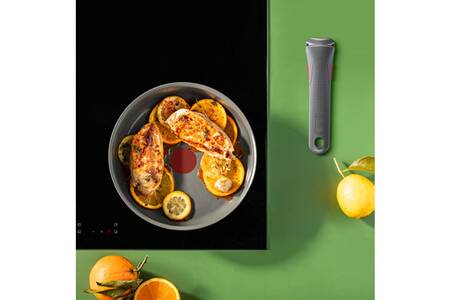 Tefal Ingenio Renew Pan 24 cm, Ceramic Coating, Non-Stick Coating, Recycled Healthy Cooking, Thermo-Signal, Safe Cooking, Made in France, for All Heat Sources Including Induction, L2600402