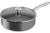 Tefal Sauteuse 24 Cm + Couvercle Verre Natural On Induction Thermo-Signal Fabriquée En France