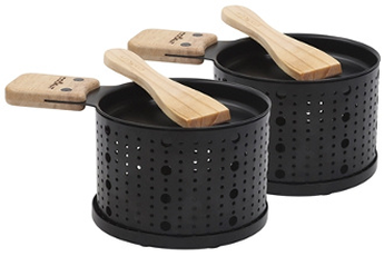Metaltex - lot de 6 spatules à raclette en bois 589703 - 589703 - Conforama