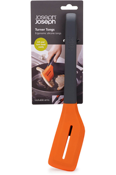 ustensile de cuisine joseph joseph turner tongs pince/spatule - orange