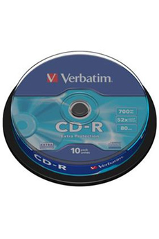 CD vierge Verbatim CD-R 80 min x 10