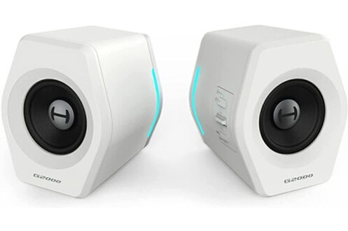 Hecate Paire d'Enceintes Gaming HECATE G2000 Bluetooth 32W. Blanc