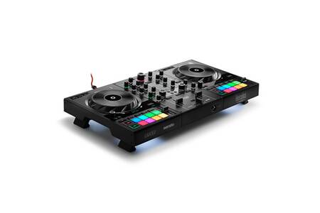 Contrôleur DJ Hercules Inpulse 500 - Compatible Serato DJ Lite Et DJUCED | 2 Voies, Pads RGB, Beatmatch Guide