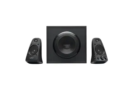 Enceinte PC Logitech Système de Haut-Parleurs 2.1, Certifié THX, Dolby & DTS, 200 Watts RMS, Multi-Dispositifs, Entrées Audio 3,5 mm et RCA, Commandes Intégrées