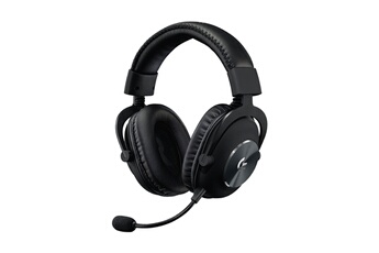 Casque gaming PRO X avec micro pro détachable / Carte son USB externe / Oreillettes en similicuir avec mousse à mémoire de forme / Égaliseur réglé par des pros