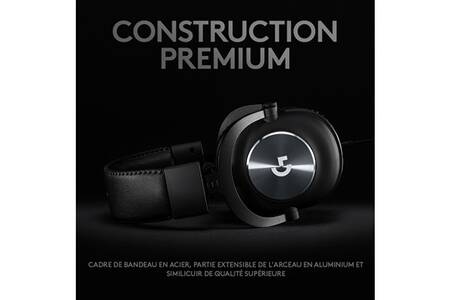 Casque PC Logitech BUNDLE Logitech G PRO X Gaming Headset filaire noir ...