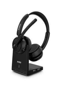 Casque supra auriculaire sans fil / Batterie : Lithium de 400mAh / Réduction de bruit active (ANC) / Le casque intègre aussi 5 boutons de contrôle