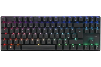 Clavier mécanique peut être connecté sans fil via le Bluetooth® ou par fréquence radio 2,4 GHz / Mode filaire à l'aide d'un câble USB-A vers USB-C / Switchs de précision CHERRY MX / Rétroéclairage RGB / Anti-ghosting / Full-N-Key-Rollover