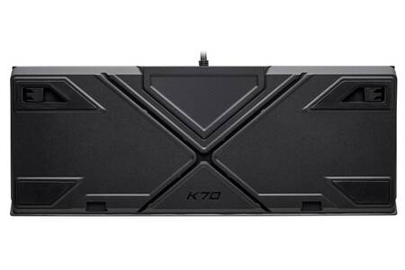 Clavier Gaming Corsair K70 Rapid Fire AZERTY Noir - Mécanique Rétroéclairé - Pour Pièces (2 Switches HS)