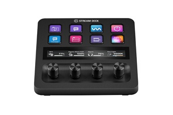 Clavier Elgato Stream Deck+ - console de mixage audio, de production et contrôleur de studio