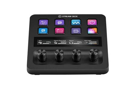 Clavier Elgato Stream Deck+ - console de mixage audio, de production et contrôleur de studio