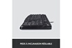 Logitech ergonomique filaire Logitech K120 PC Noir photo 3