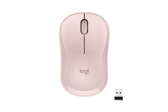 Logitech M220 Sans Fil, Silencieuse, Ambidextre, Pour PC, Mac - Rose