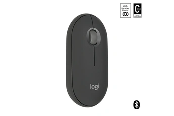Souris Sans Fil Bluetooth + Mode Dongle USB, LinQ - Bleu - Français