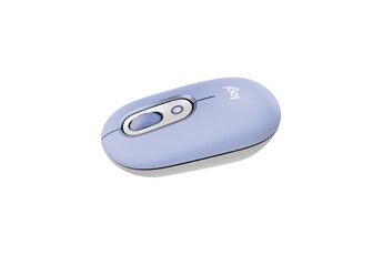 Logitech - LogitPOP Mouse, Bluetooth sans fil compacte et portable - Lilas