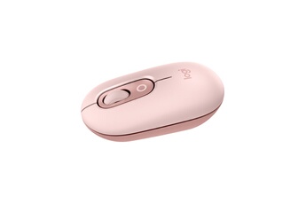 Logitech - POP Mouse, Bluetooth sans fil compacte et portable - Rose