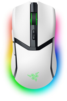 Souris Gaming Parfaite pour le jeu avec 10 commandes programmables / 11 zones d'éclairage Chroma avec éclairage sous-jacent intégral / Un format compact et de nombreuses fonctionnalités / Razer Hyperspeed Wireless avec prise en charge multi-appareil