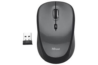 Trust Gris Yvi Souris Rf Sans Fil Optique 1600 Dpi - Neuf - Image 4