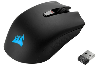 Souris gamer 6 boutons programmables / Rétroéclairage LED dynamique - Capteur optique 10000 dpi / Connexion USB et Bluetooth (Adaptateur Bluetooth/USB fourni) / Forme profilée et accroches latérales en caoutchouc