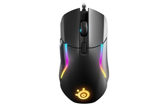 Souris filaire de jeu multi-genre de précision / Capteur optique TrueMoveAir 18,000 CPI / 9 boutons programmables / Câble Super Mesh - Interrupteurs Golden Micro IP54 de nouvelle générationSouris filaire de jeu multi-genre de précision / Capteur optique TrueMoveAir 18,000 CPI / 9 boutons programmables / Câble Super Mesh - Interrupteurs Golden Micro IP54 de nouvelle génération