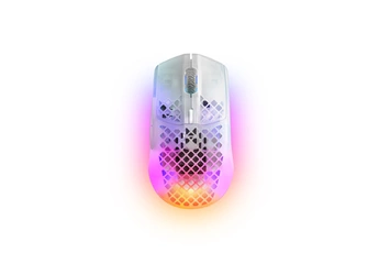 Souris gaming 2.4 GHZ sans fil via un dongle émetteur sans fil bluetooth 5,0 / Sa batterie optimisée à recharge rapide assure une utilisation sans fil de 200 heures en continu / Connection USB Type-C / Patins de glissement 100% en PTFE pour des mouvements doux et légers / Résistance AquaBarrierT certifiée IP54 : première souris à disposer de cette protection contre les liquides, poussières, poils et autres