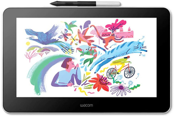 Tablette graphique Wacom Tablette graphique avec ecran Full HD 13.3 et stylet Wacom One Pen (PC / Ma