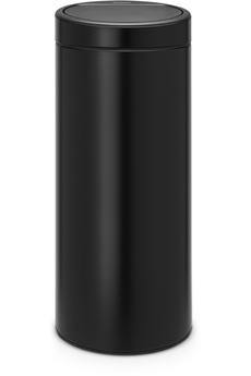 Poubelle Brabantia TOUCH BIN NEW, 30L - MATT BLACK 115301
