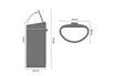 Brabantia Touch Bin New, 40 litres, seau interieur plastique - Brilliant Steel photo 4