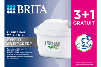 Brita Maxtra Pro Expert Anti-Tartre Cartouches Filtrantes Pack 6 Pièces