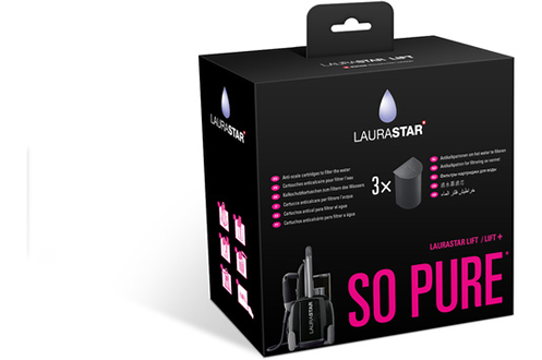 Laurastar Lot de 3 cartouches anticalcaires pour centrales laurastar lift filt.lift 