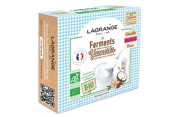 Accessoires yaourtière Lagrange Ferments pour yaourts aromatises sans sucres ajoutes - 385004