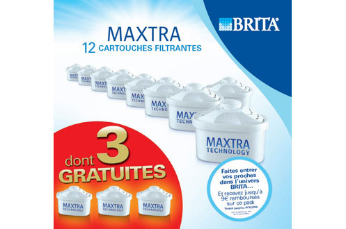 Cartouche filtre à eau brita pack de 3 cartouches filtrantes maxtra pro  BRITA Pas Cher 
