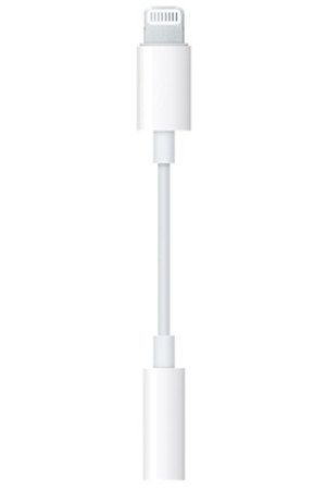 Câble téléphone portable Apple Adaptateur Lightning vers prise jack 3,5 mm (MMX62ZM/A)