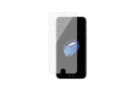 Protection d'écran pour smartphone Bbc Protège écran plat en verre trempé pour iPhone SE 2022 / 2020 et 8 / 7 Transparent