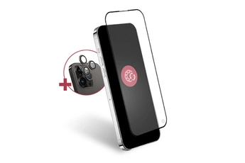 Protection d'écran pour smartphone Forceglass Pack caméra lens + verre trempé iPhone 15 Pro