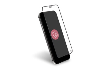 Protection d'écran pour smartphone Forceglass Protection d'écran en verre trempé pour iPhone 12 6,1
