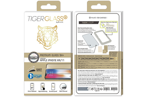Protection d'écran en verre trempé antibactérien TigerGlass Plus