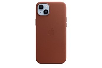 Coque en cuir avec MagSafe pour iPhone 14 Plus - Terre de Sienne