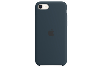 Coque et étui téléphone mobile Apple Coque en silicone pour iPhone SE - Bleu abysse