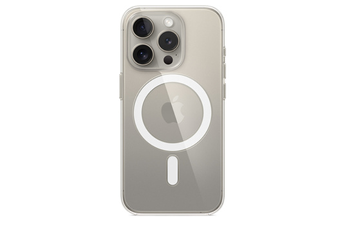 Coque et étui téléphone mobile Apple Coque transparente avec MagSafe pour iPhone 15 Pro