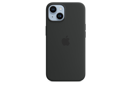 Coque et étui téléphone mobile Apple Coque en silicone avec MagSafe pour iPhone 14 - Minuit