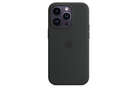 Coque et étui téléphone mobile Apple Coque en silicone avec MagSafe pour iPhone 14 Pro - Minuit