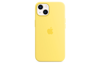 Coque et étui téléphone mobile Apple Coque en silicone avec MagSafe pour iPhone 13 - Zeste de citron