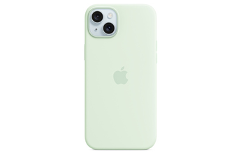 Coque et étui téléphone mobile Apple Coque en silicone avec MagSafe pour iPhone 15 Plus - Menthe dou