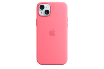 Coque et étui téléphone mobile Apple Coque en silicone avec MagSafe pour iPhone 15 Plus - Rose