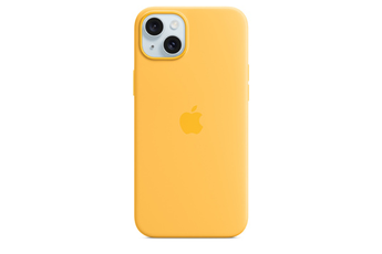 Coque et étui téléphone mobile Apple Coque en silicone avec MagSafe pour iPhone 15 Plus - Rayon de s