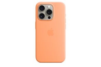 Coque et étui téléphone mobile Apple Coque en silicone avec MagSafe pour iPhone 15 Pro - Sorbet a lo