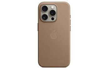 Coque et étui téléphone mobile Apple Coque en tissage fin avec MagSafe pour iPhone 15 Pro - Taupe