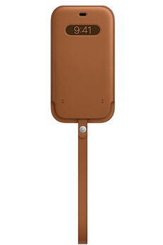 Coque et étui téléphone mobile Apple Housse en cuir avec Magsafe iPhone 12 / 12 PRO - Saddle Brown